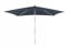 Doppler Sonnenschirm ACT Push UP anthrazit, ca. 250x200 cm, 8-teilig, 480546840 Sonnenschirm ACT Push UP anthrazit, robuster und stabiler Gartenschirm mit großem Schieber