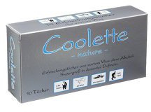 COOLETTE Nature Erfrischungstücher Vlies 10 Stück