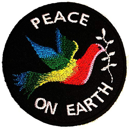 Catch the Patch Peace Friedenstaube - (Größe: 7,5 x 7,5 cm) – Kultige Aufnäher zum Aufbügeln & Aufnähen – Für Jacken, Rucksäcke, Shirts & Cosplay – Ein Must-have für DIY-Fans