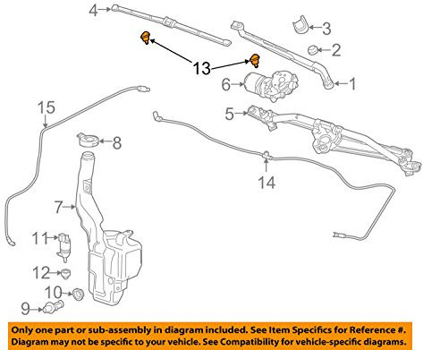 GM 23181646 Düse, Scheibenwaschanlage