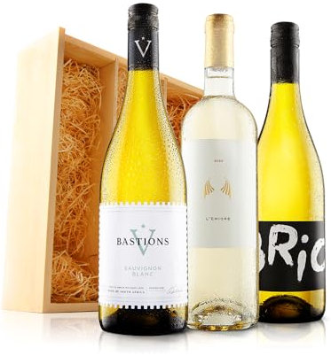 Virgin Wines - Classic White Wine Gift Trio - 3 Bottles (75cl) - Sauvignon Blanc, Pinot Grigio & Organic White
