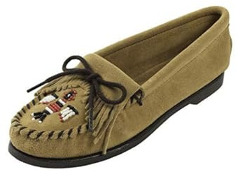 Minnetonka Damen Thunderbird Mokassin, Braun, 40 EU