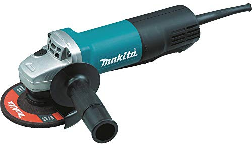 Makita 9557PB 4-1/2 Paddle Switch Angle Grinder, with AC/DC Switch