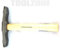 Professional Brick Hammer Double Scutch Hammer with Hickory Handle HM024