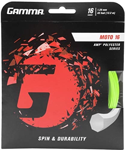 Gamma Tennissaite Moto 12,2 m Set 16 (1,29mm) lime, GZMO10