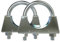 2 Stück Bügelschelle M10 Rohrschelle Ø 60 mm