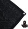 shatex 90% bis UV-Block Schatten Panel, Carport, Vordach Schatten, getapte Rand mit Tüllen, schwarz, Gartenzelt X 22 FT