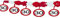 Folat 05229 - Girlande - 4 m - Verkehrszeichen - Zahl 30-1 STK.
