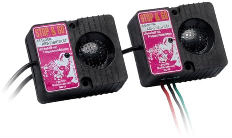 Import Stop & Go Appareil pour faire fuir les martres Angle de rayonnement de 160°, anti-chocs et anti-éclaboussures, modulation de fréquence automatique 12 V 35-70 mA environ 85 dB Numéro de produit 07515