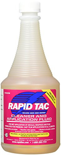 Rapid TAC Anwendung Fluid für die Vinyl Packungen Aufkleber Aufkleber 900 ml Spritze von rapidtac