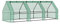 Outsunny Mini Serre de Jardin Mini Serre Tunnel 180L x 90l x 90H cm Toit Pointu Acier PE Haute densité 140 g/m² Anti-UV 3 fenêtres avec Zip enroulables Vert