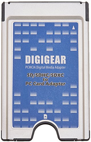 Digigear SD SDHC SDXC auf PCMCIA PC-Karte, Adapter unterstützt, ATA-Flash-Speicher