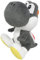 Nintendo Plüschfigur Yoshi schwarz (17cm)