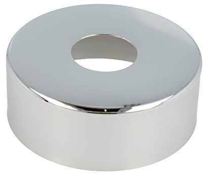 tecuro Hahnrosette 3/4 Zoll Messing verchromt Ø 27 x 80 mm x 30 mm langlebig edles Design