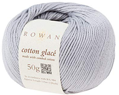 Rowan Cotton Glacé Dawn Grey 100% Cotton Yarn - 50g