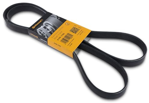 Contitech 6PK1750 V-ribbed belt, Black