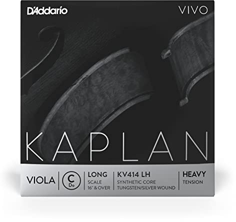 D'Addario Kaplan Vivo Viola String - Single C String - KV414 LH - Viola Strings - Long Scale, Heavy Tension