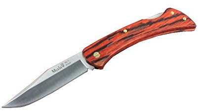 Electropolis Muela Messer K9 gedrückt Korallenholzgriffe, 50 Gramm, 9 cm
