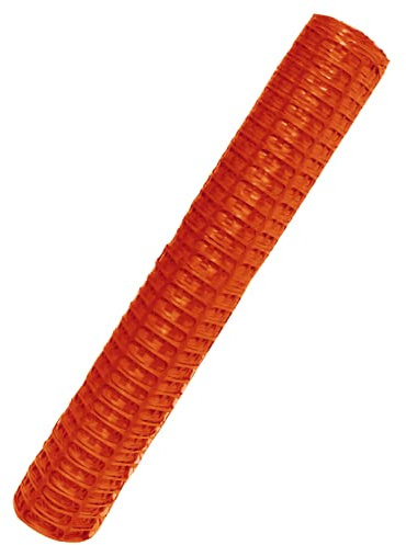 Suregreen Barrier Fencing Mesh | 1m x 50m | Orange | 80g/m² | 4kg | Extra Light Duty, High Density, Reusable, Recycled Plastic, Temporary Barrier Fencing