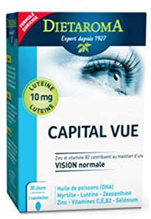 Dietaroma - Complexe capital vue cure 1 mois - 60 capsules molles - Une aide précieuse pour vos yeux