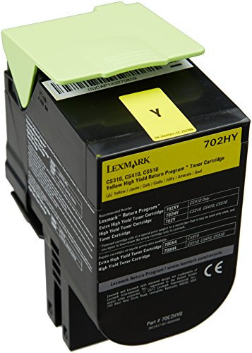 Lexmark 70C2HY0 High Capacity Return Program Toner Cartridge, gelb, One size