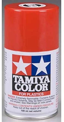 TAMIYA 85008 TS-8 Italienisch Rot glänzend 100ml - Sprühfarbe für Plastikmodellbau, Modellbau und Bastelzubehör, Sprühfarbe für den Modellbau, 100 ml (1er Pack)