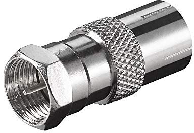 F-Stecker auf Koaxial-Kupplung 9.5 mm