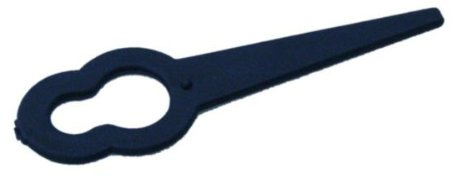 New Mower Blades - Plastic Clip-On To Fit Qualcast Mowers With Figure Of 8 Type Mounting E.g Hoversafe 25/30, Mow -n Trim, Etc. Black 6 Blades