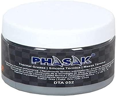 Phasak DTA 052 - Pasta térmica, 50 Gramos, Gris