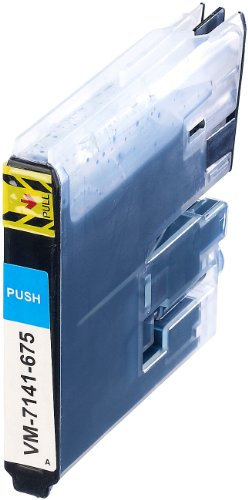 iColor Brother Mfc250c: Tintenpatrone für Brother (ersetzt LC980/LC1100), Cyan (Original)