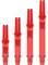 PerfectDarts 1 Set L Style L-Shaft Silent Spinners Straight Dart Stems MEDIUM 330 Rose ROT