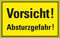 LEMAX® Schild Vorsicht! Absturzgefahr!, gelb/schwarz, Kunststoff, 300x200mm