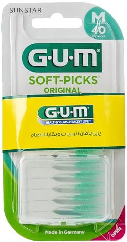Sunstar Gum Spazzolini Interdentali Soft Picks Regular, 40 Pezzi
