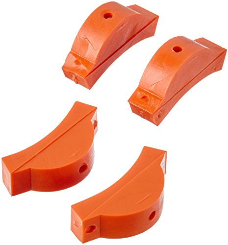 Bahco 2650 B Spare Pair of Inserts for Connector Plier, Silver/Orange