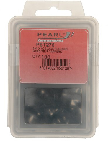 Pearl PST275 Screw Set 10 x 3/4-inch - Black Ab (Pack of 100)