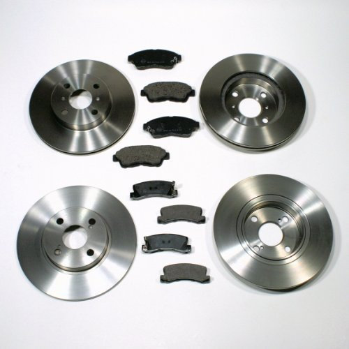 Bremsscheiben/Bremsen + Bremsklötze für vorne + hinten