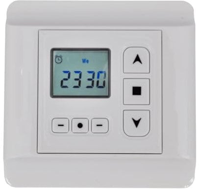 vidaXL Kontroller für Drehmotor-Rollladen Timer Zeitschaltuhr Rolladenmotor