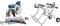 BOSCH 0615990FZ6 Mitre Saw GCM 12 GDL +GTA 2500 Professional, Blue, Black