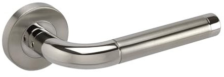 Modern Stainless Steel Interior Door Handles with Duo Finish H730016D