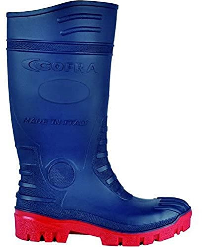 COFRA COF906 Typhoon Stivali di Sicurezza, Taglia 48, Blu/Rosso (Confezione da 2) Uomo, Blue Red, EU