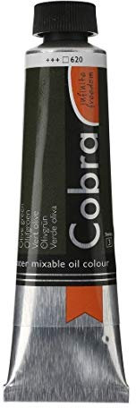Cobra Talens wassermischbare Ölfarben, 40 ml, 620 Olivgrün