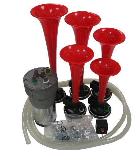 12V Air Horn with Compressor Trumpet Dixie Musical Horn of Hazzard - Dukes of Hazzard