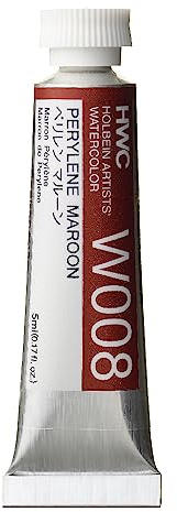 Holbein : Artists' : Watercolour Paint : 5ml : Perylene Maroon