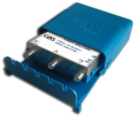 G.b.s. Elettronica 41168 Derivatore da palo Dpe/2, 2 Uscite da Palo, 1 Ingresso, 1 Uscita + 1 Uscita cc