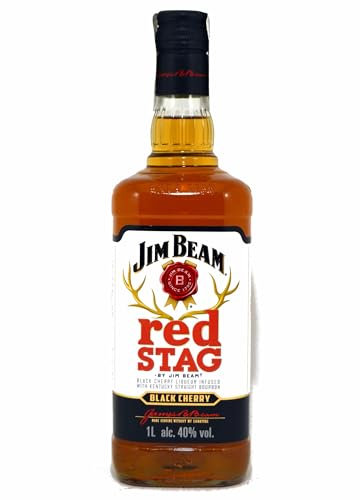 Jim Beam Red Stag Black Cherry Bourbon Whisky (1 x 1 l)