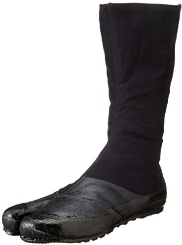 MARUGO Jitsuyou Japanische Tabi Schuhe KOMPLETT Schwarz mit 12 Clips