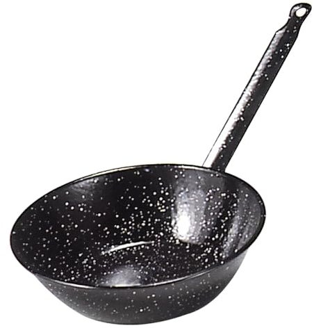 Garcima - Sartén Doble Honda Con Mango Esmaltada 34 cm.