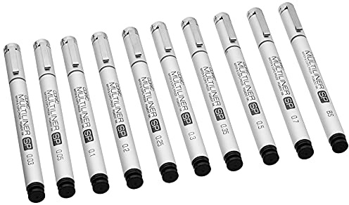 Copic Multiliner SP Ink Pens 10/Pkg-Set A