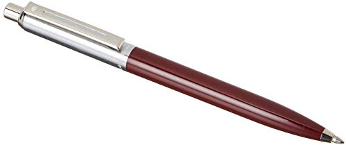 Sheaffer Sentinel Nickel Plate Trim Ballpoint Pen - Burgundy