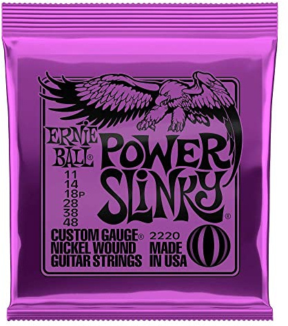 Ernie Ball Power Slinky Electric Guitar Strings 0.11-0.48